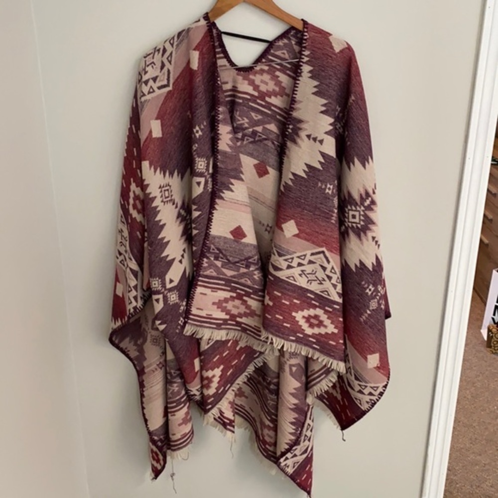Women's Set of Two Ponchos Camping Outdoor Shawls
